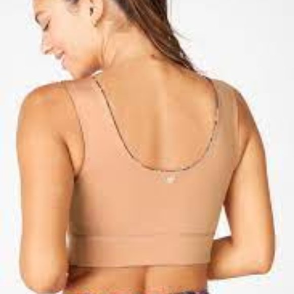 Fabletics Harlow Reversible Medium Impact Sports Bra Wild Camo/Gaia Small - Picture 5 of 9